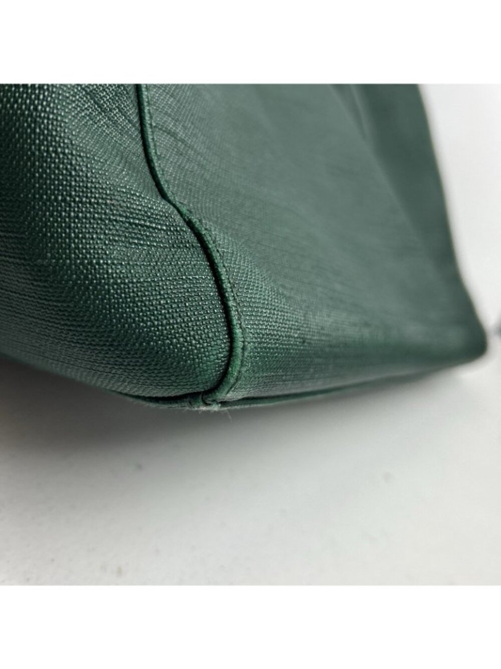DAGNE DOVER Signature Legend Green Coated Canvas Large Laptop Tote Bag - Picture 10 of 16